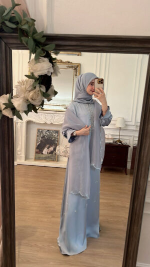 SANIYAA DRESS - BABY BLUE