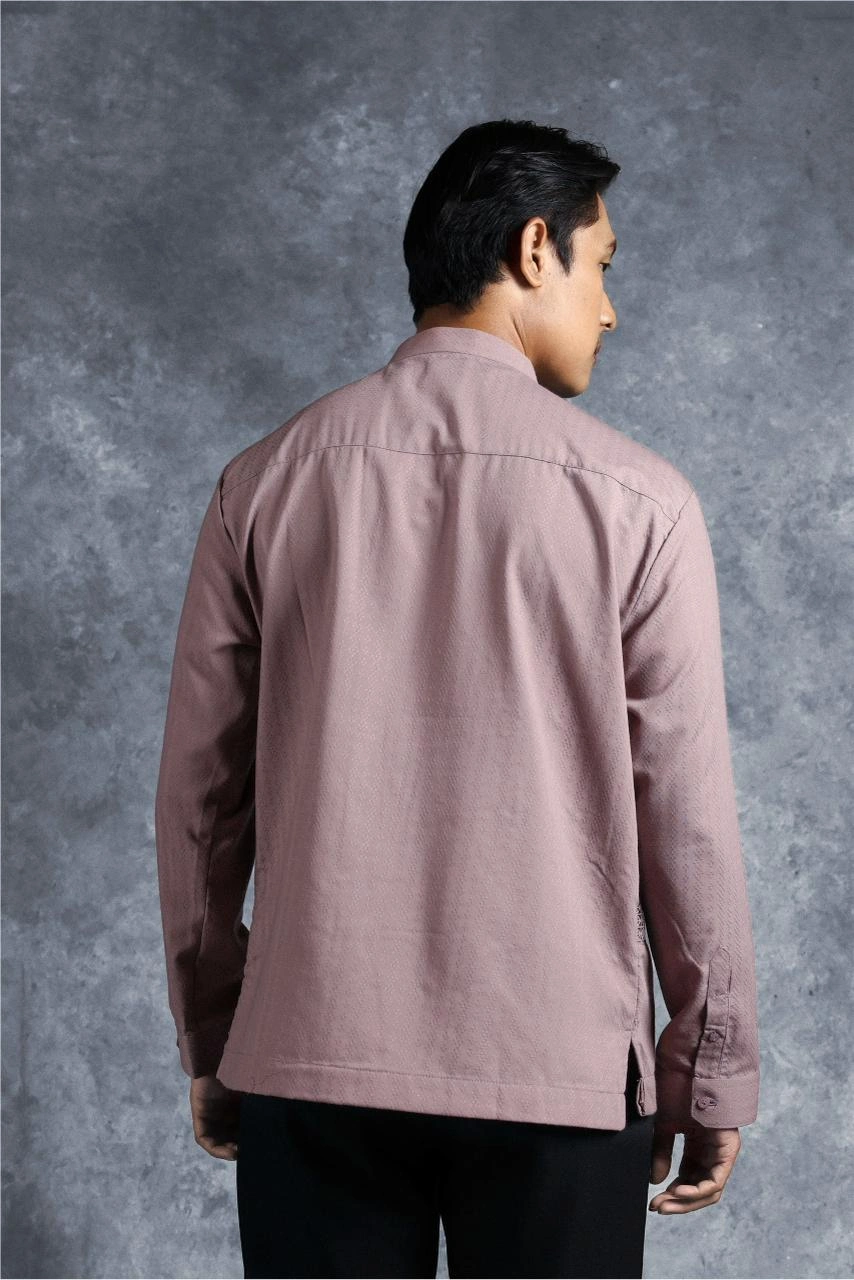 Kemeja Elok Beskap Lengan Panjang Kusuma - Gambar 2