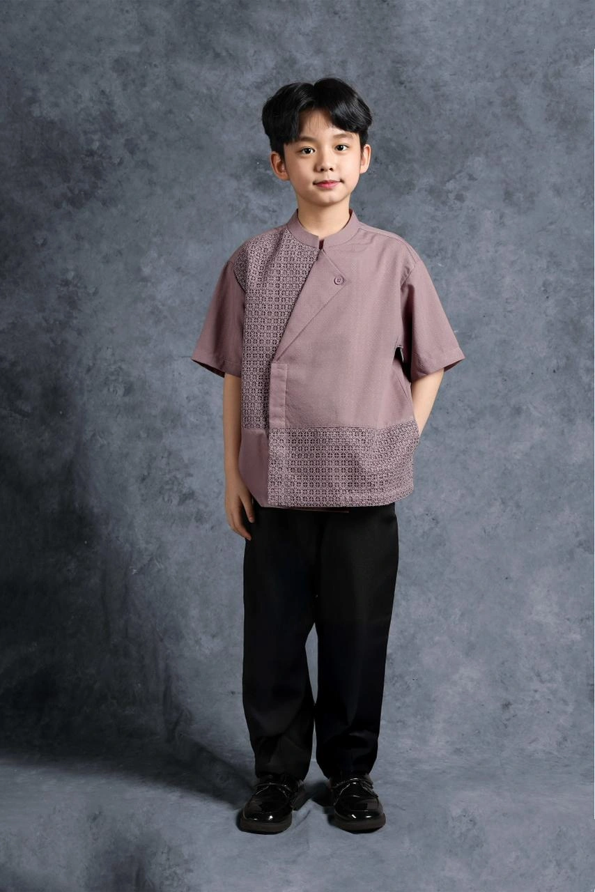 Kemeja Anak Elok Beskap Kusuma