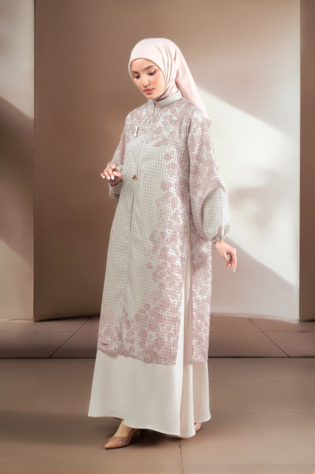 GAUN ORGANZA ELOK PUSPA