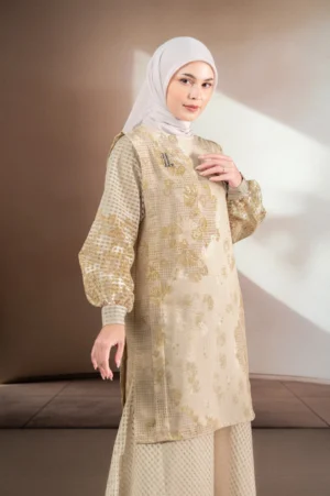 TUNIK BERMOTIF ELOK PALEM