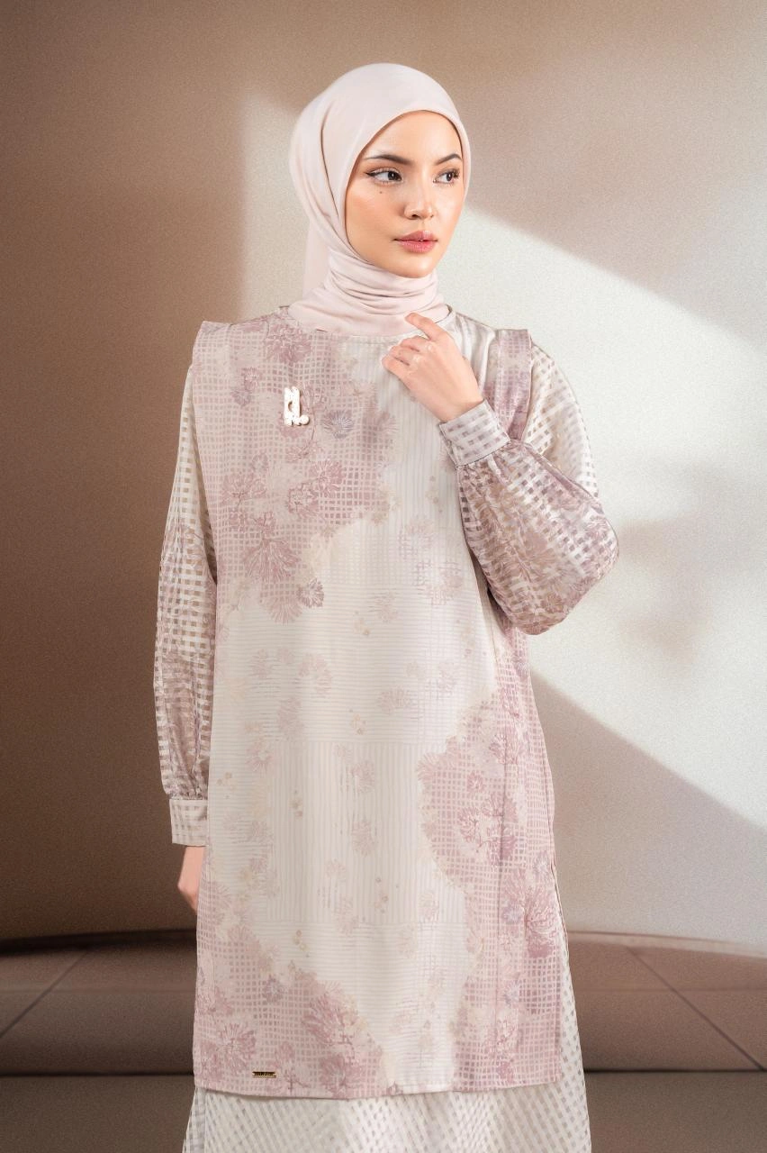 TUNIK BERMOTIF ELOK PUSPA