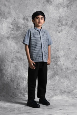 Kemeja Anak Brukat Renjana Embun