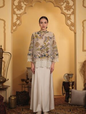 Yaseera Lace Blouse - Marigold